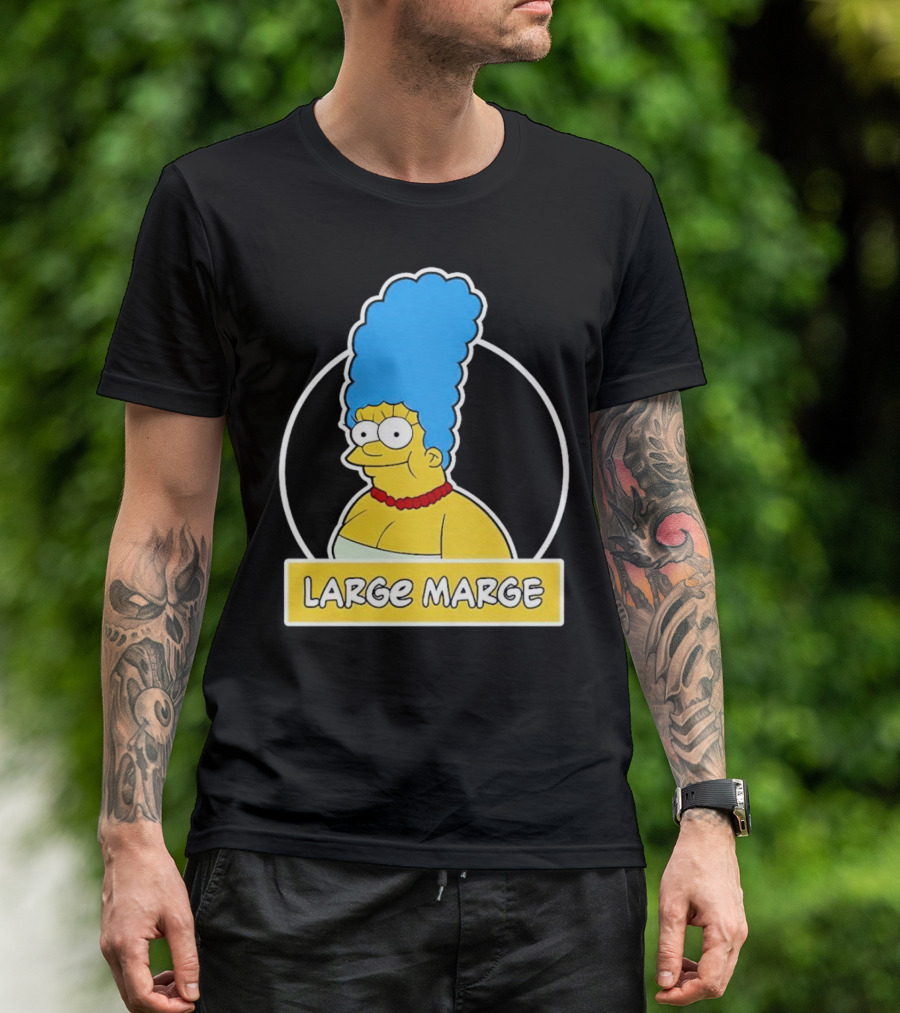 Large Marge Cartoon Character Design Justin Danger Nunley T-Shirt