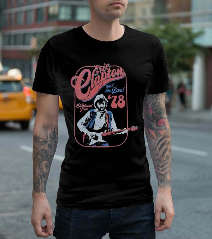 Eric Clapton and His Band Slowhand Tour '78 T-Shirt