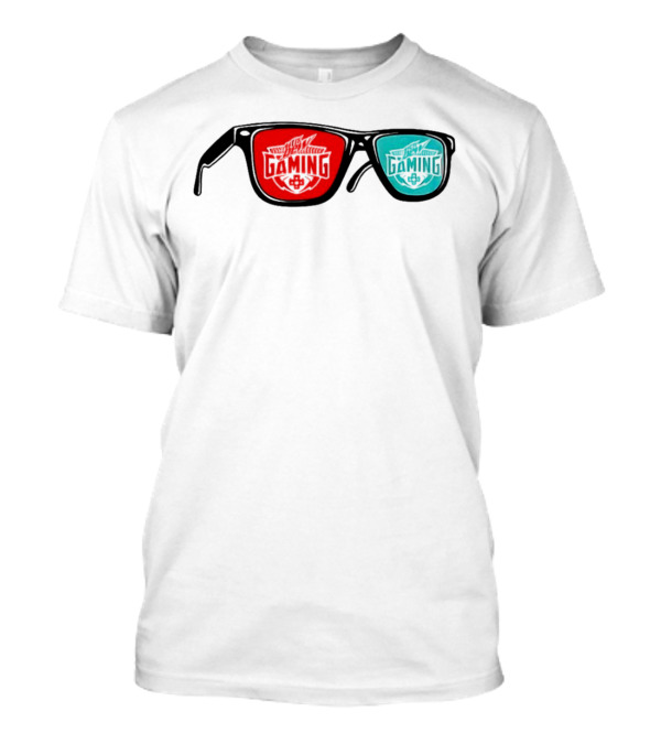 Gaming Spectacles Mtn Dew Red Blue Vibes T-Shirt