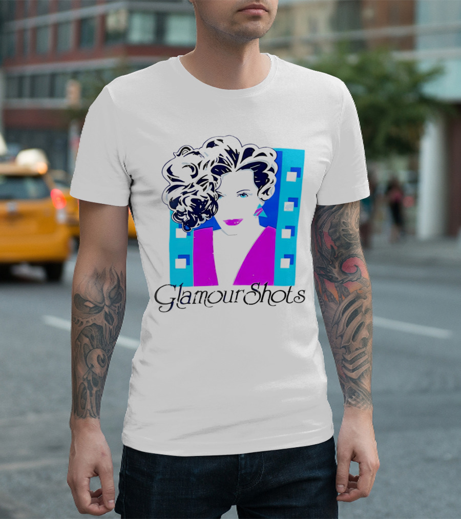 Glamour Shots Pop Art Retro Style Icons T-Shirt
