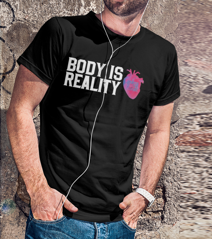 Body Is Reality Crimes Of The Future Heart T-Shirt
