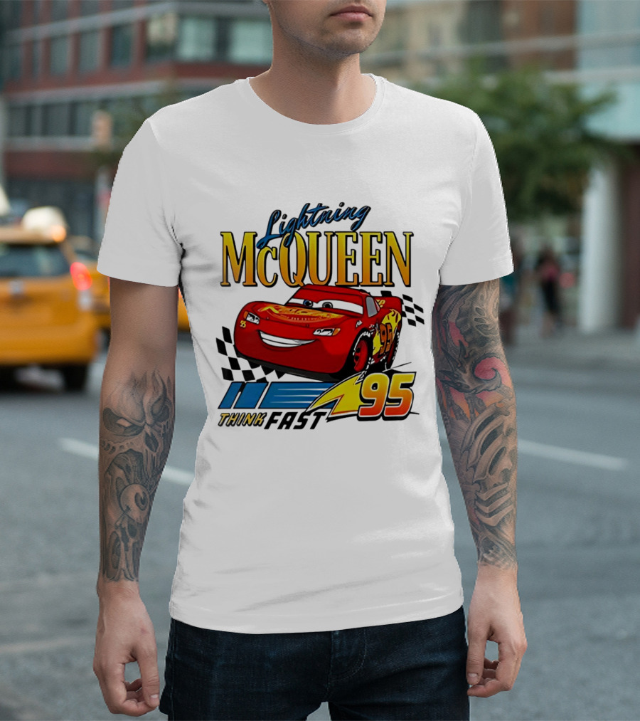 Lightning McQueen 95 Think Fast Racing Adventure T-Shirt
