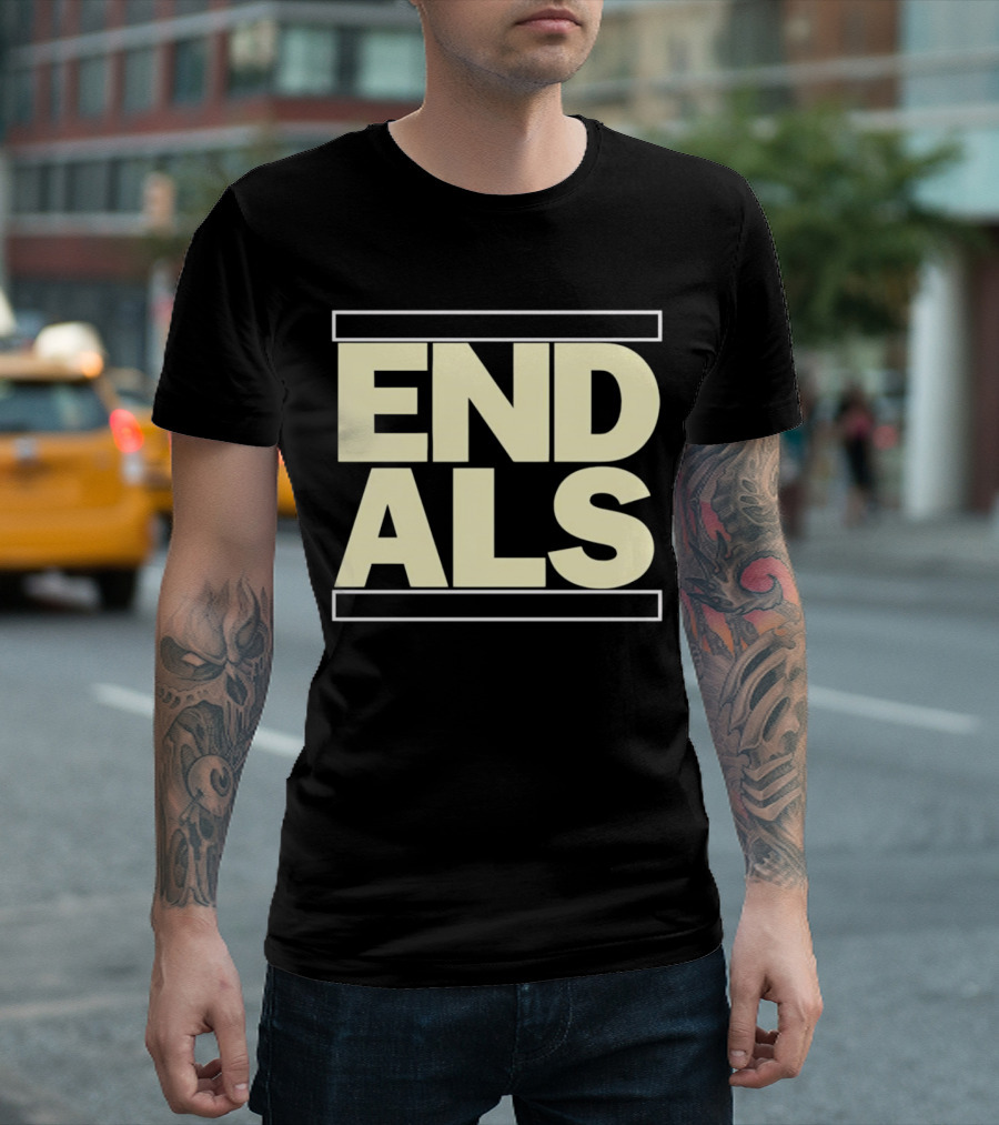 END ALS Torey Lovullo Wearing Awareness Campaign T-Shirt