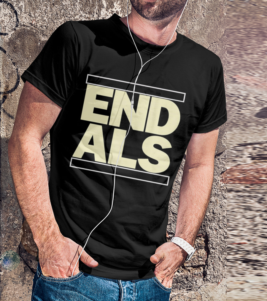END ALS Torey Lovullo Wearing Awareness Campaign T-Shirt