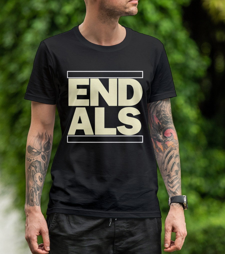 END ALS Torey Lovullo Wearing Awareness Campaign T-Shirt