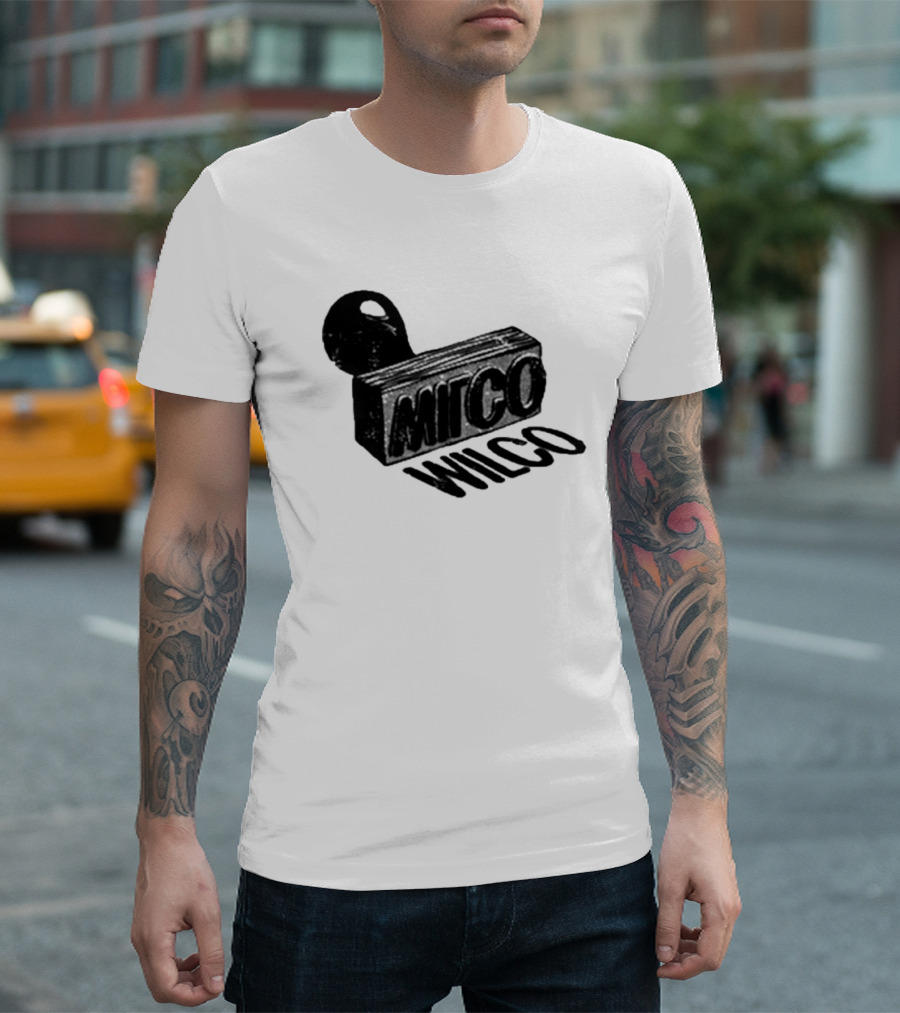 Wilco Band Logo Stamp Block T-Shirt