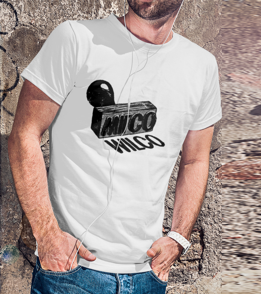 Wilco Band Logo Stamp Block T-Shirt