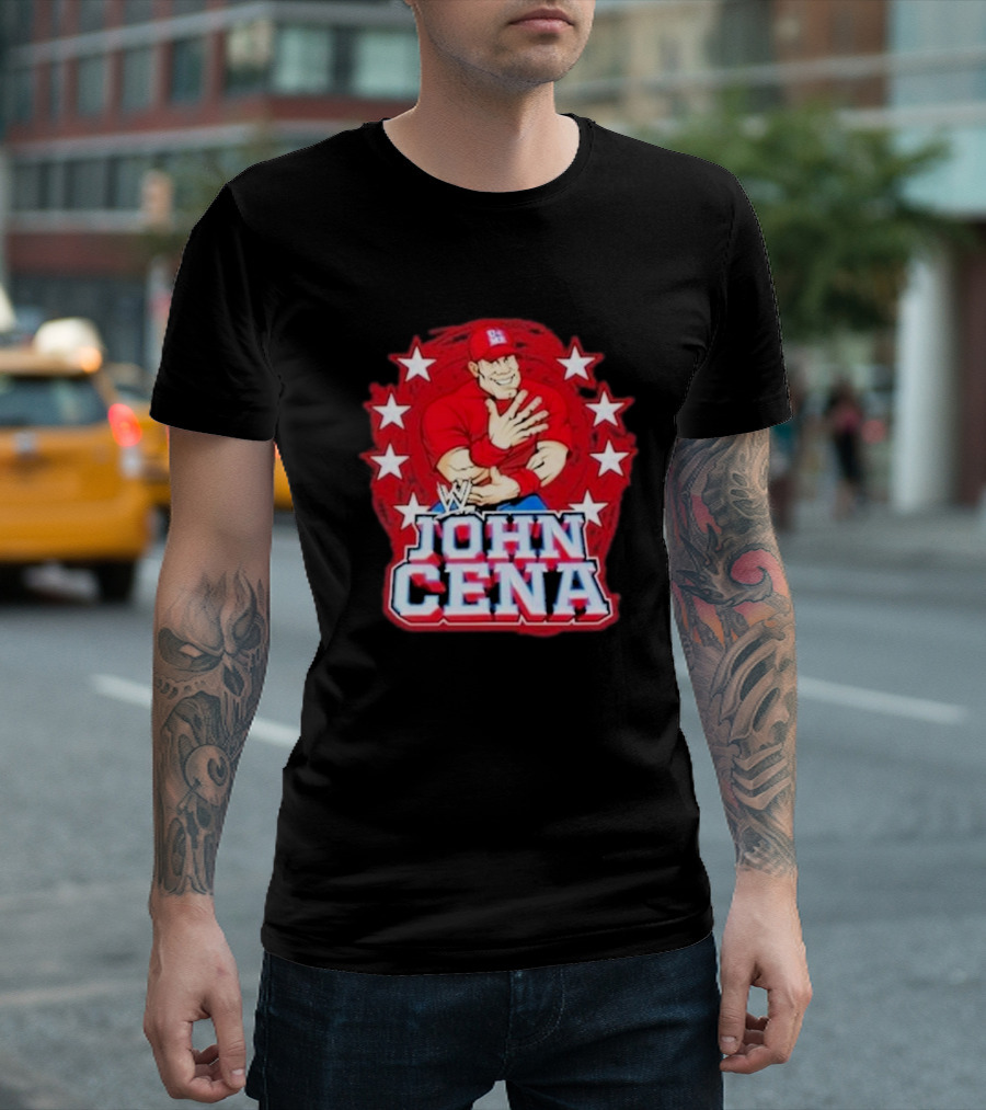 WWE John Cena Cartoon Stars T-Shirt