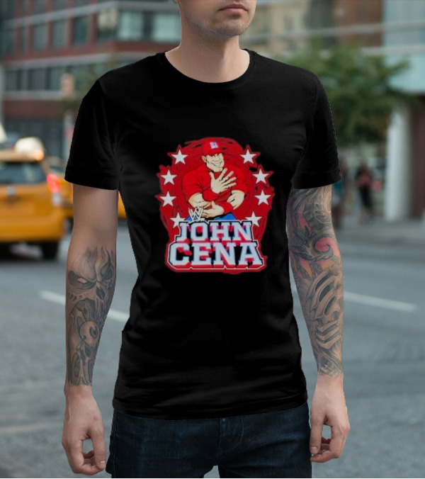 WWE John Cena Cartoon Stars T-Shirt