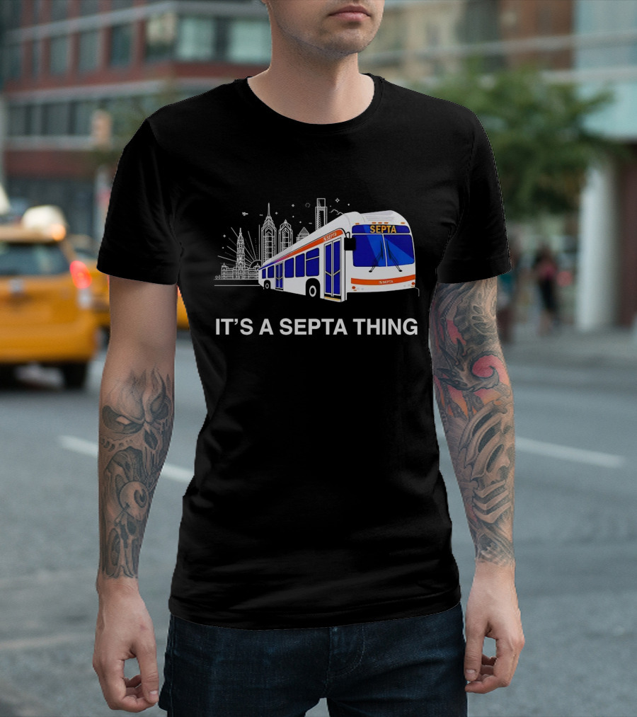 It's a SEPTA Thing Philadelphia Skyline Bus T-Shirt