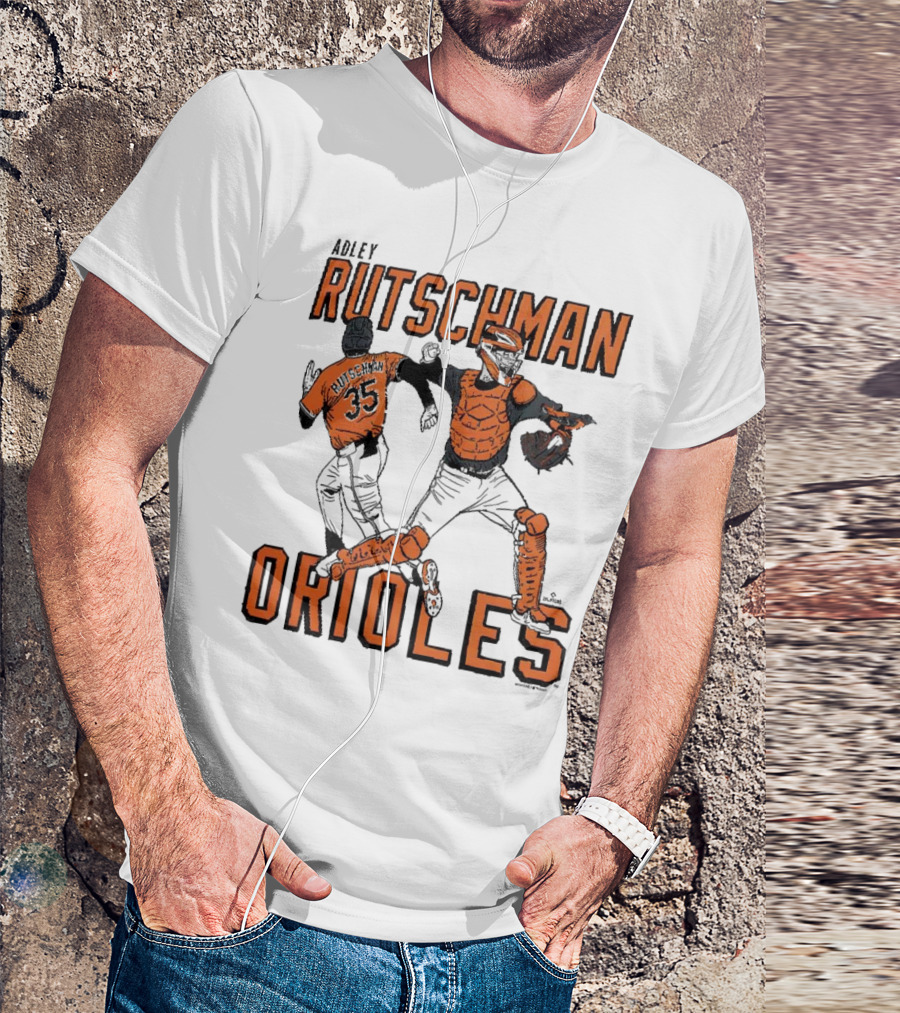 Adley Rutschman Baltimore Orioles #35 MLB Catcher T-Shirt