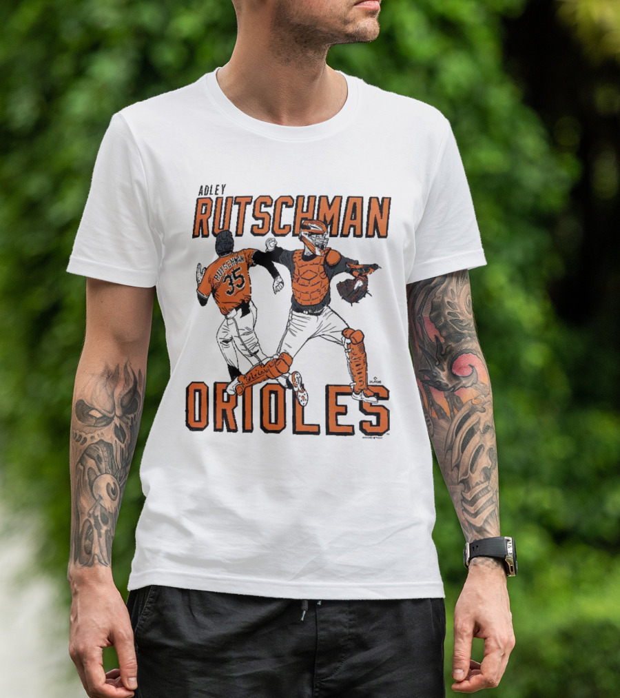 Adley Rutschman Baltimore Orioles #35 MLB Catcher T-Shirt