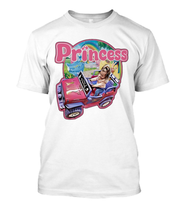 Princess Rainbow Fantasy Adventure Kids Jeep T-Shirt