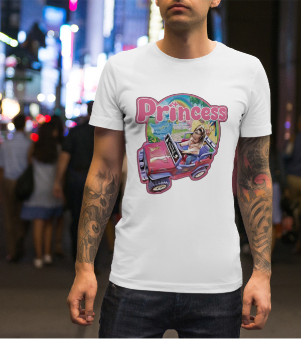 Princess Rainbow Fantasy Adventure Kids Jeep T-Shirt