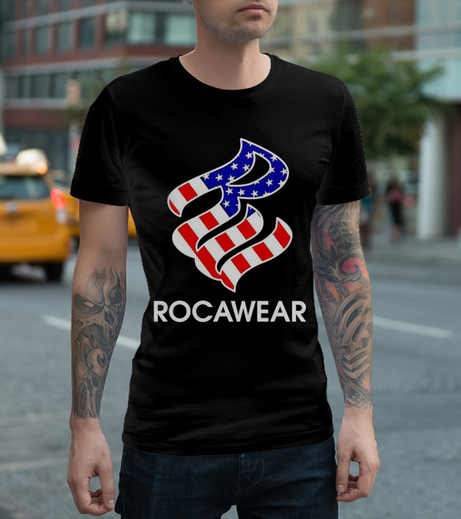 Rocawear American Flag Logo Freedom T-Shirt