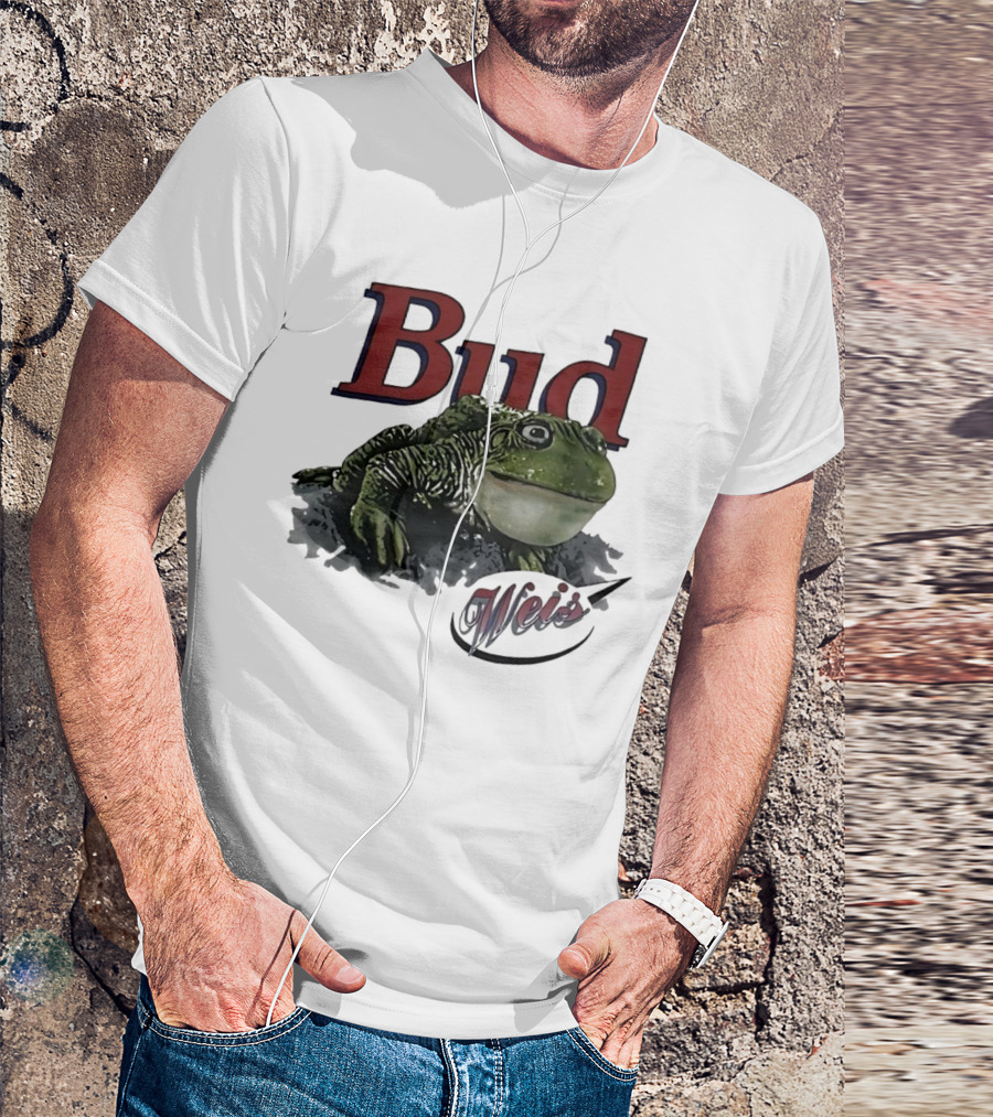 Budweiser Bud Weis Frog T-Shirt