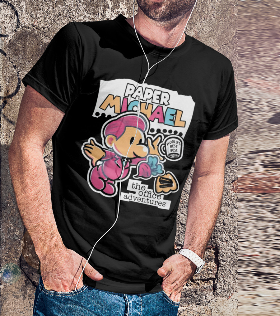 Paper Michael World's Best Boss The Office Adventures T-Shirt