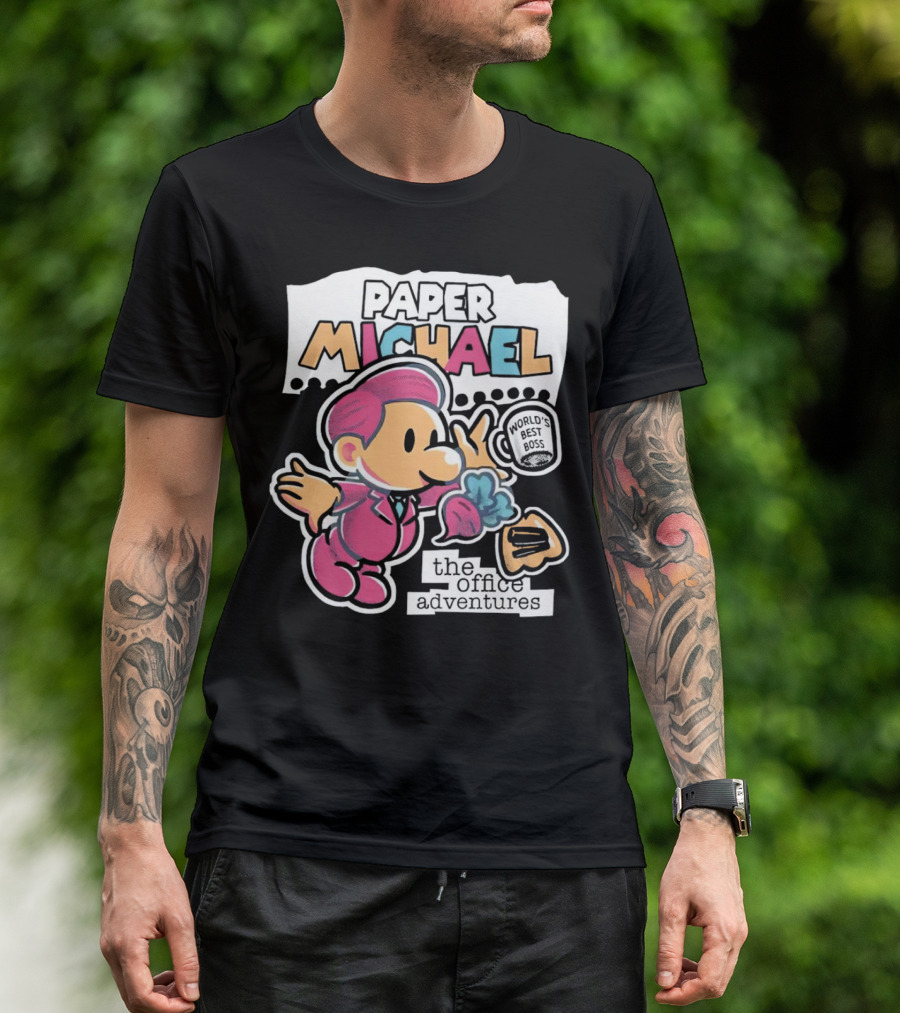 Paper Michael World's Best Boss The Office Adventures T-Shirt