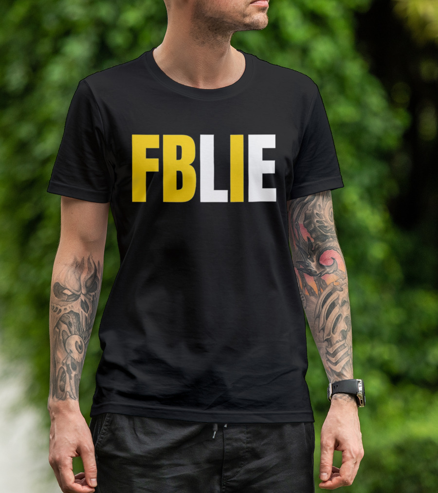 Hunter Biden FBLIE Yellow T-Shirt
