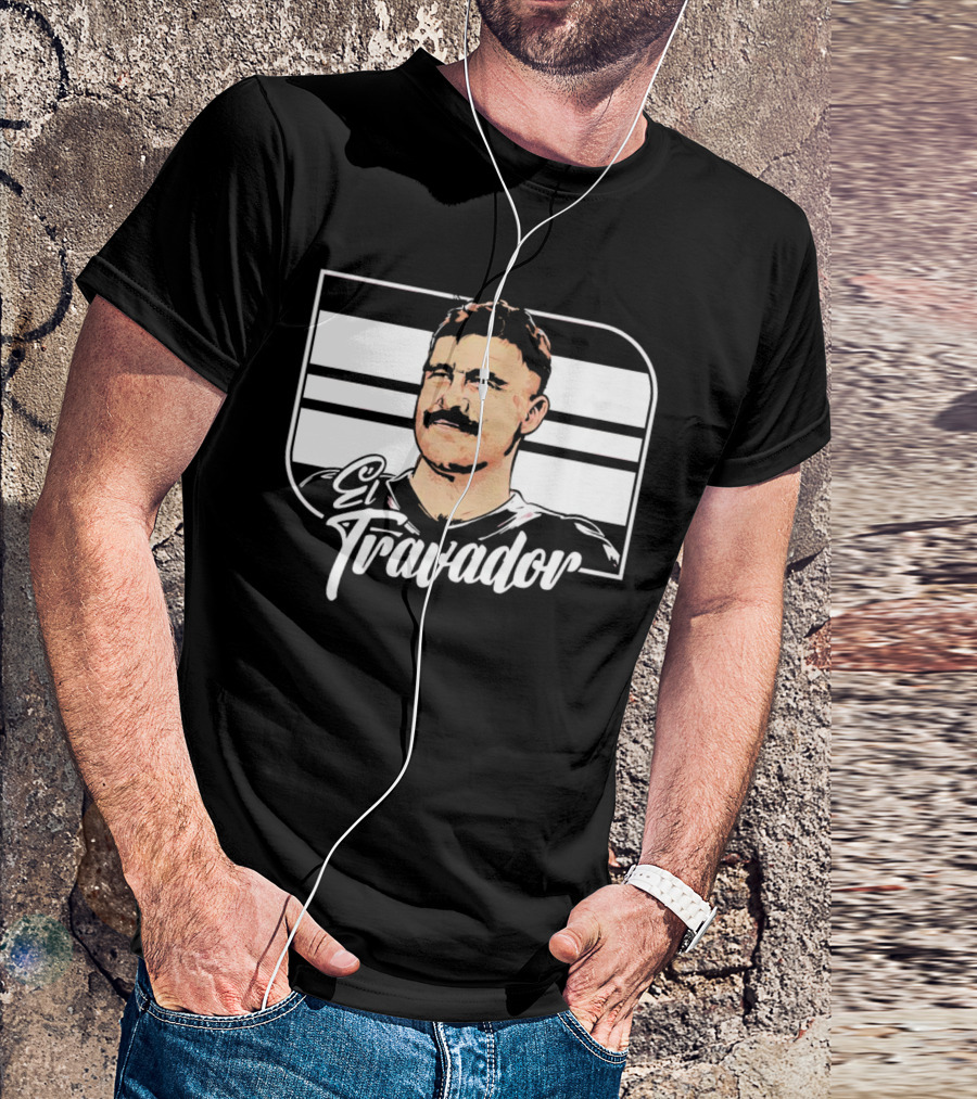 Travis Kelce El Travador NFL Football Player Caricature T-Shirt