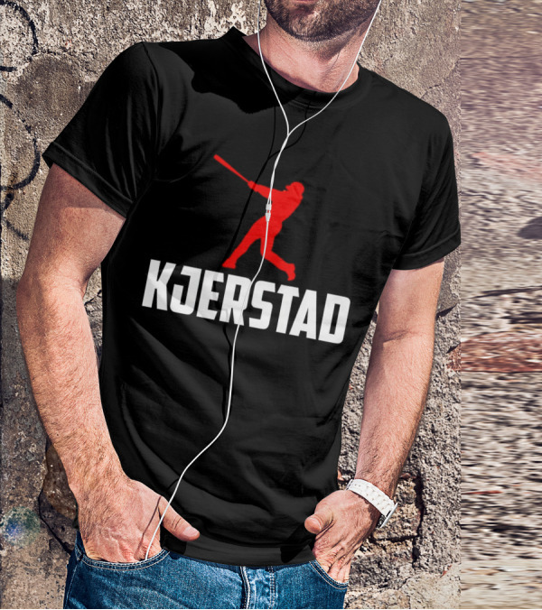 Kjerstad Baseball Player Silhouette Baltimore Orioles T-Shirt