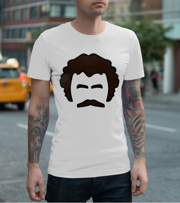 John Oates Mustache Hair T-Shirt