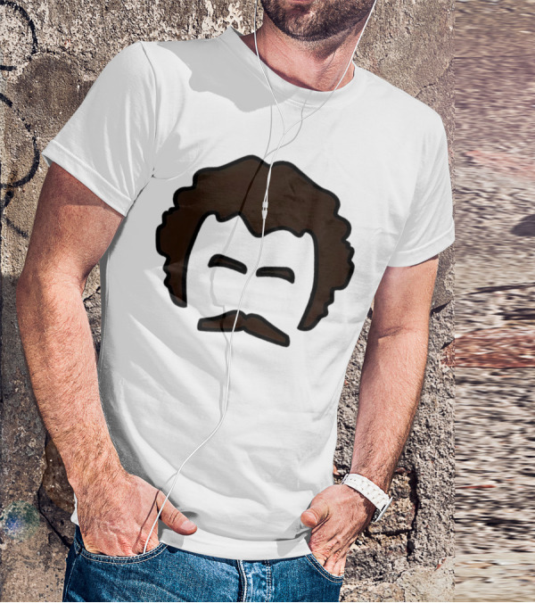 John Oates Mustache Hair T-Shirt