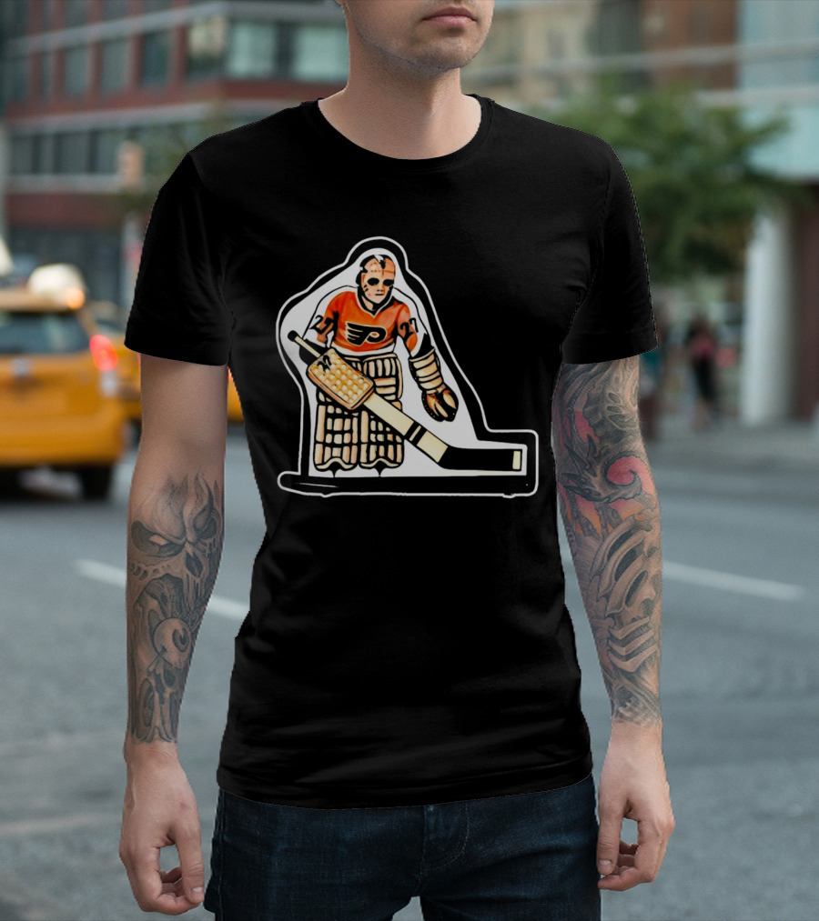 Philadelphia Flyers Jason Voorhees Hockey Mashup Noah Cates T-Shirt