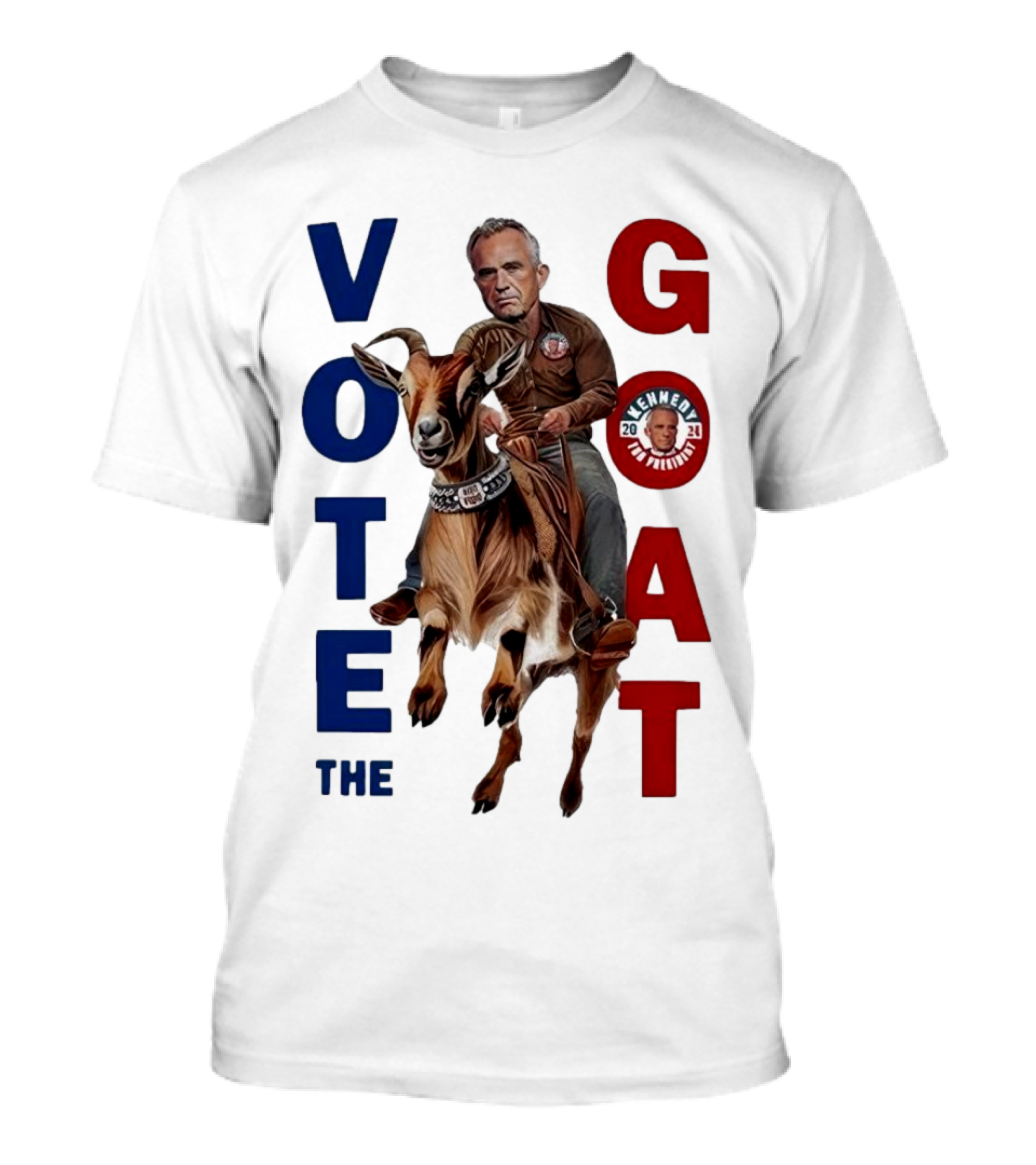 Kennedy For President 2024 Vote The Goat T-Shirt