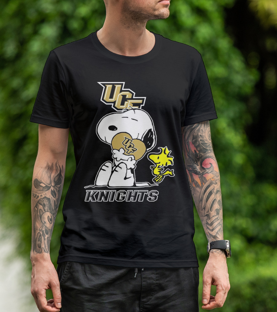Snoopy And Woodstock UCF Knights Football Team Spirit T-Shirt