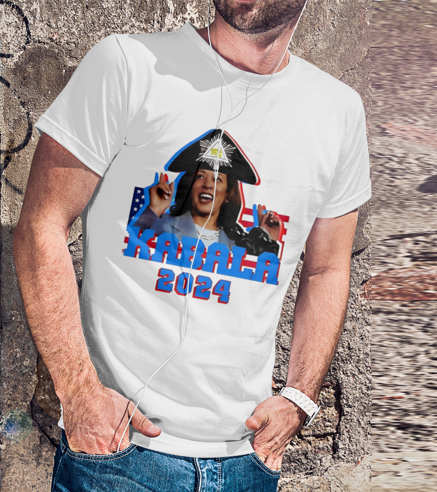 Kabala 2024 Aarashidart Illuminati Eyepatch Patriot T-Shirt