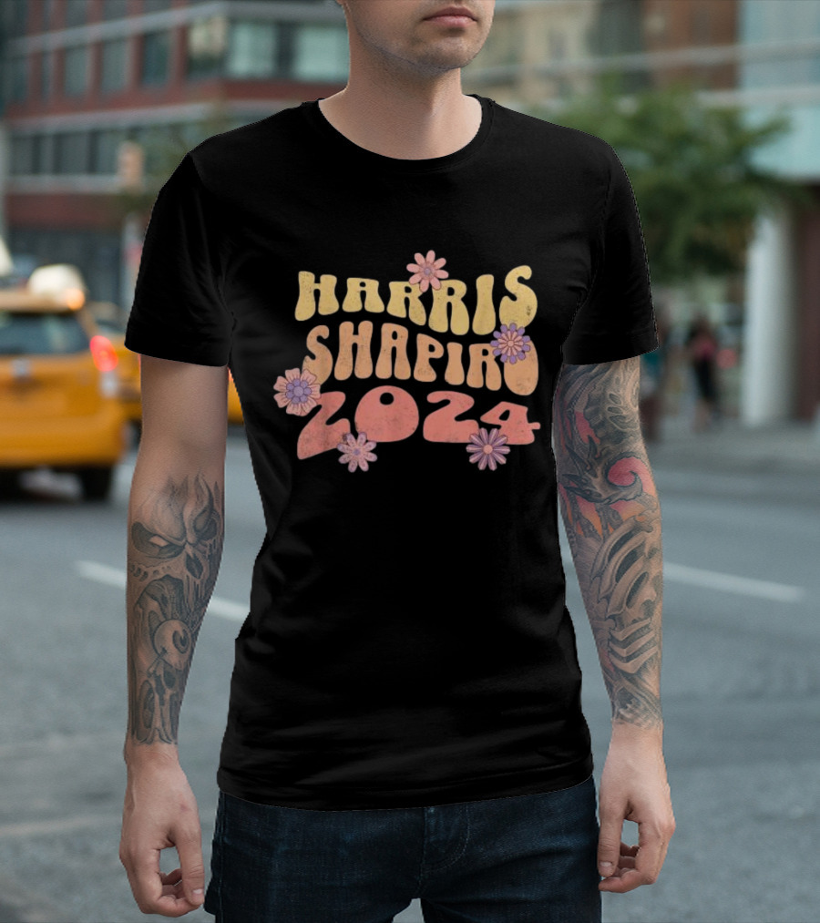 Harris Shapiro 2024 Floral Wavy 60s T-Shirt