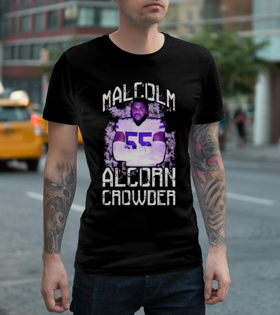 Malcolm Alcorn Crowder Kansas State Wildcats 55 T-Shirt