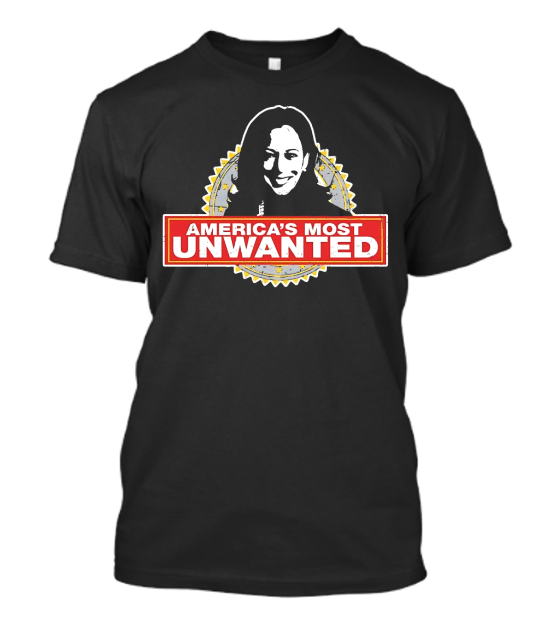 America's Most Unwanted Harris Badge T-Shirt