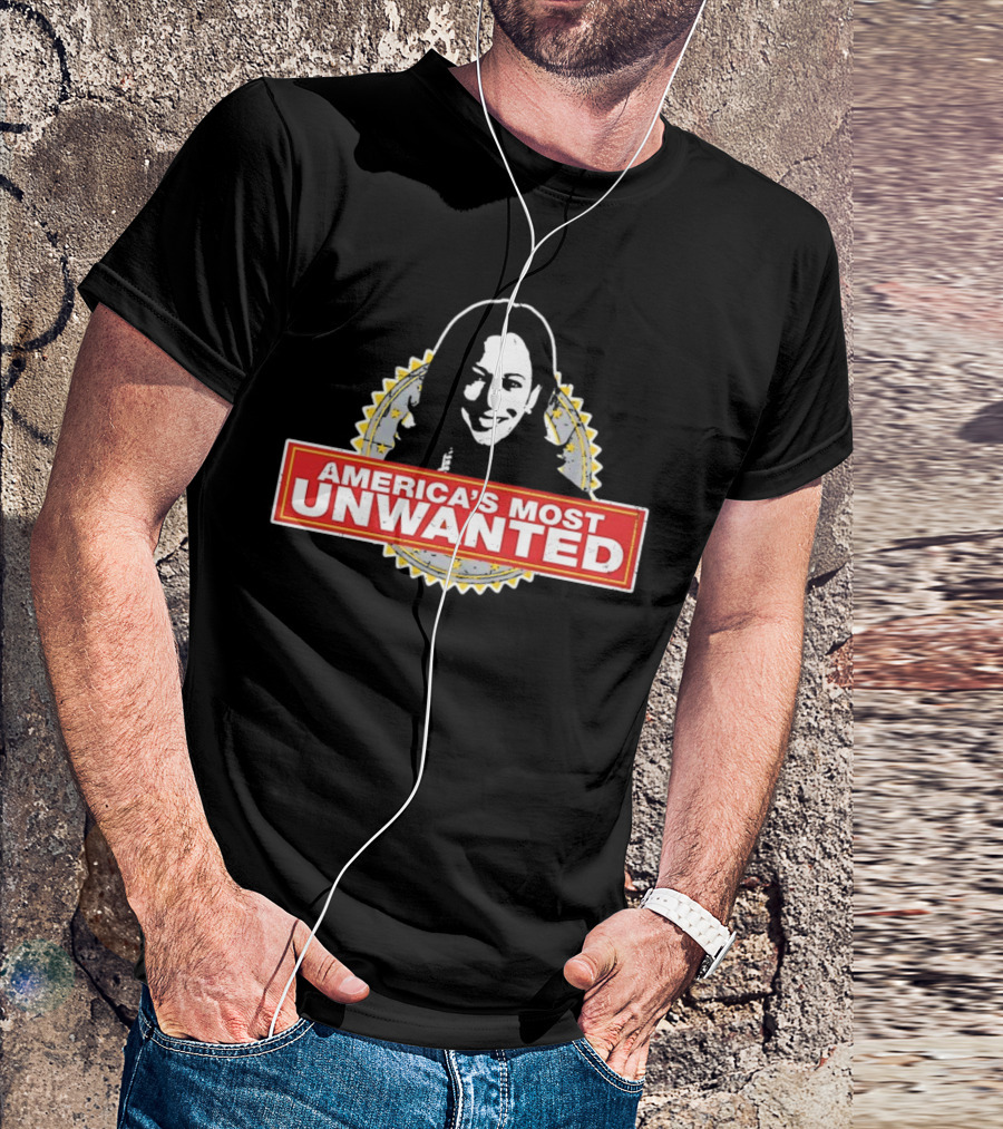 America's Most Unwanted Harris Badge T-Shirt