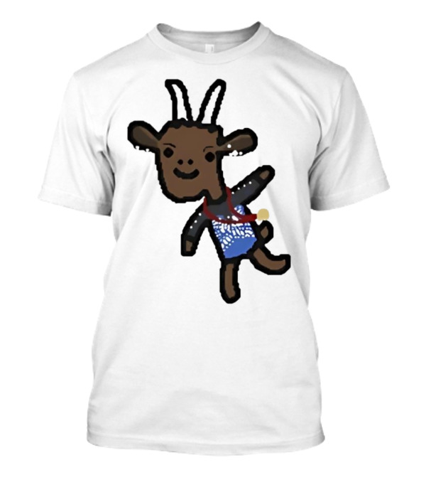 Goat Wearing Medal Inspired By Gymnastics Champion T-Shirt