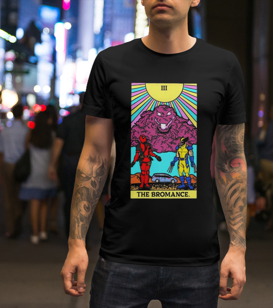 III The Bromance Tarot Deadpool Wolverine Comic T-Shirt