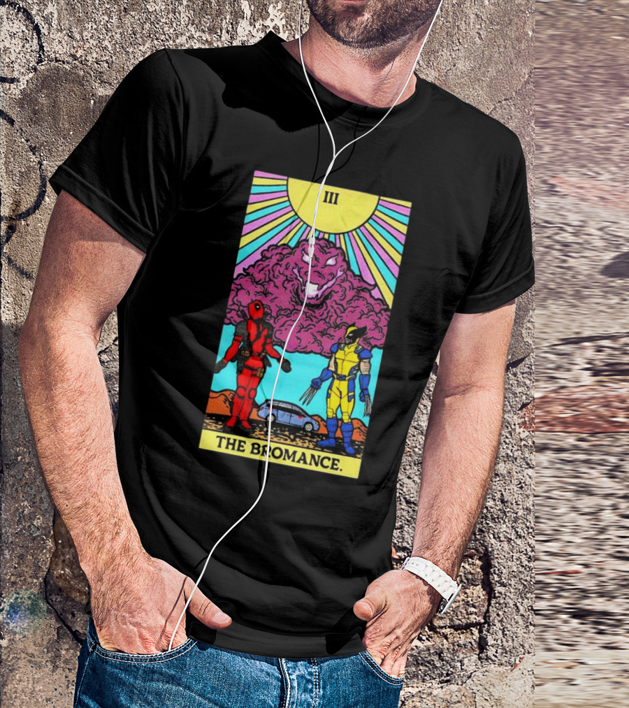 III The Bromance Tarot Deadpool Wolverine Comic T-Shirt