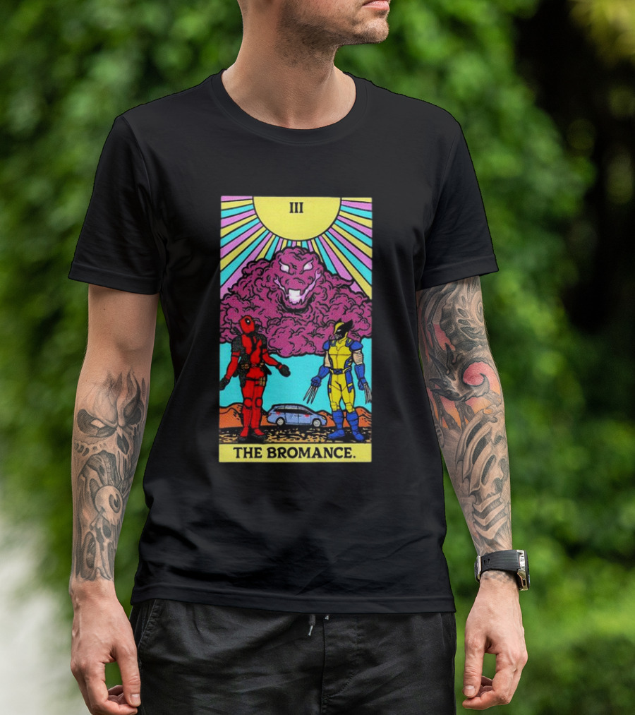 III The Bromance Tarot Deadpool Wolverine Comic T-Shirt
