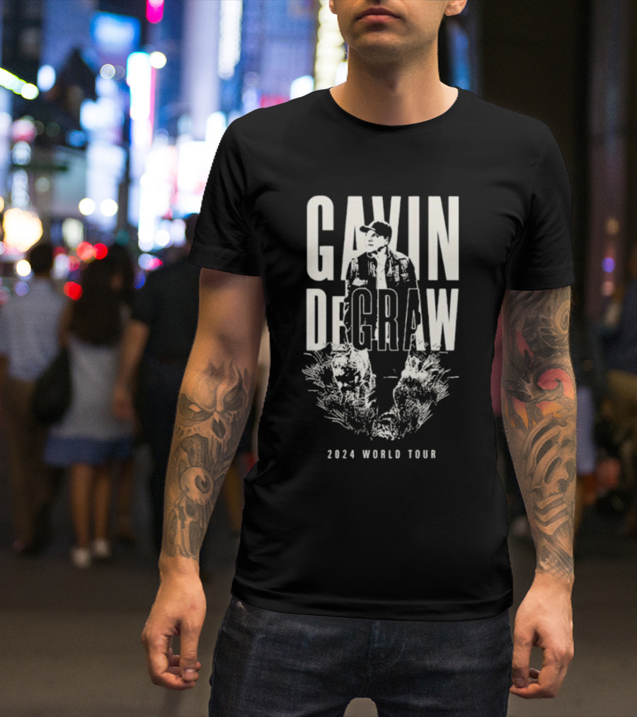 Gavin DeGraw 2024 World Tour Photo T-Shirt