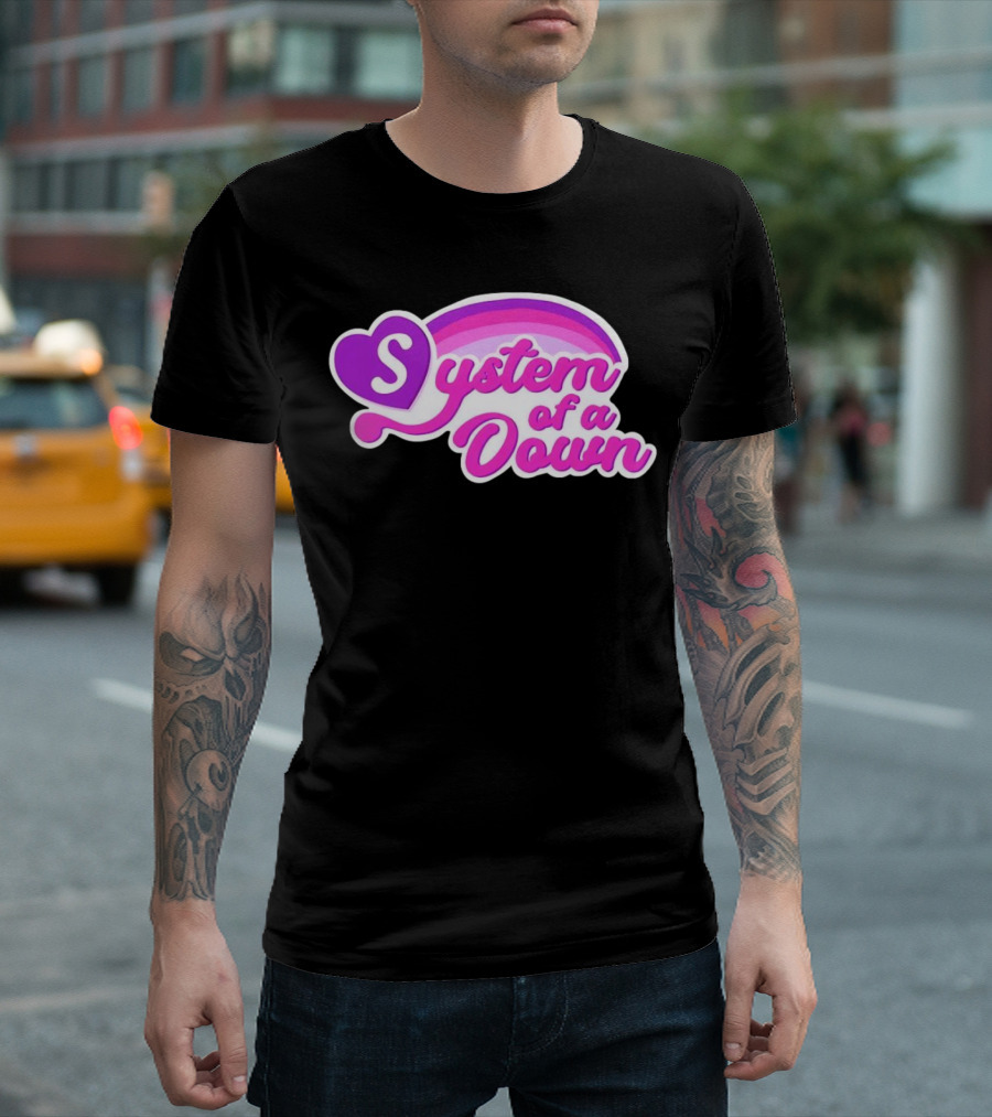 System of a Down Rainbow Heart T-Shirt