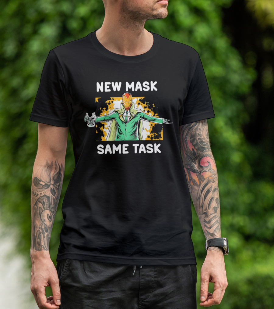 New Mask Same Task Doctor Doom Iron Man T-Shirt