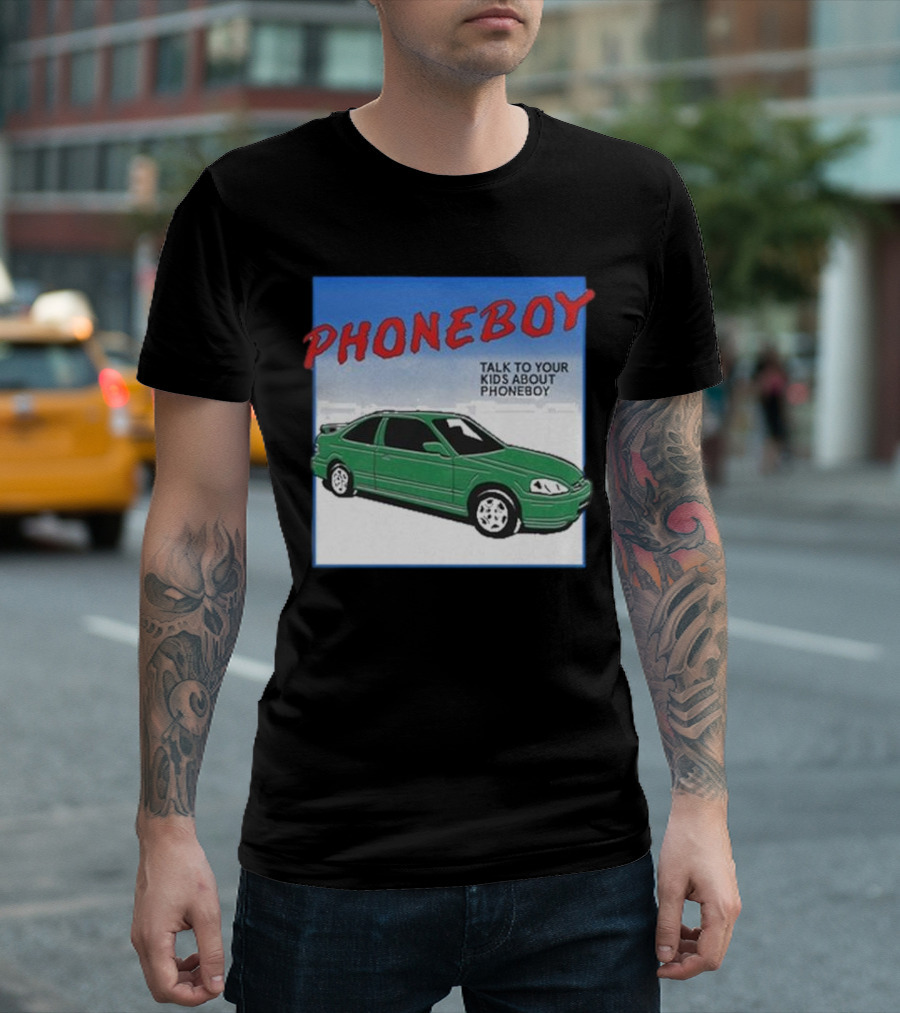 PHONEBOY Talk To Your Kids About Phoneboy Civic T-Shirt