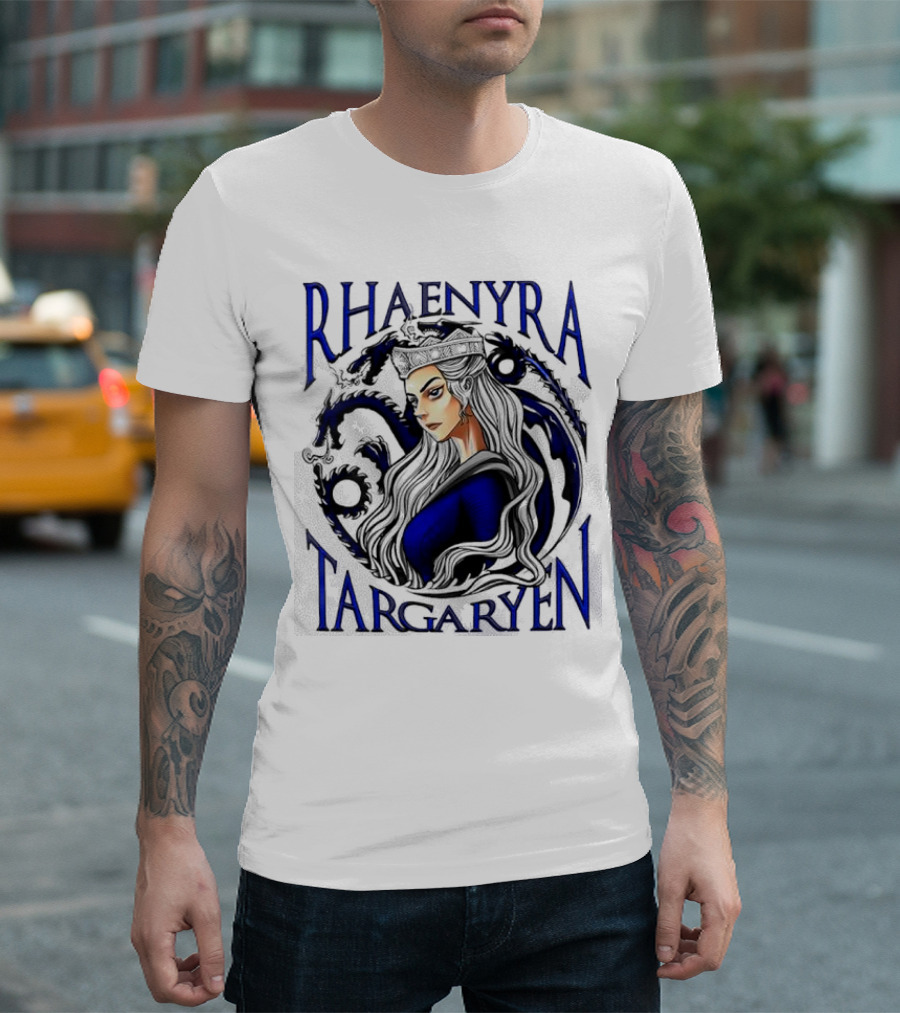 Rhaenyra Targaryen Dragon Emblem Royalty T-Shirt