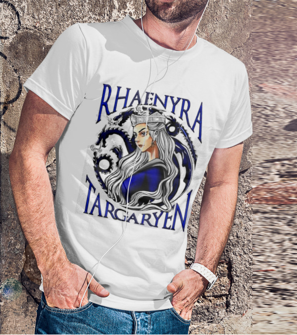 Rhaenyra Targaryen Dragon Emblem Royalty T-Shirt