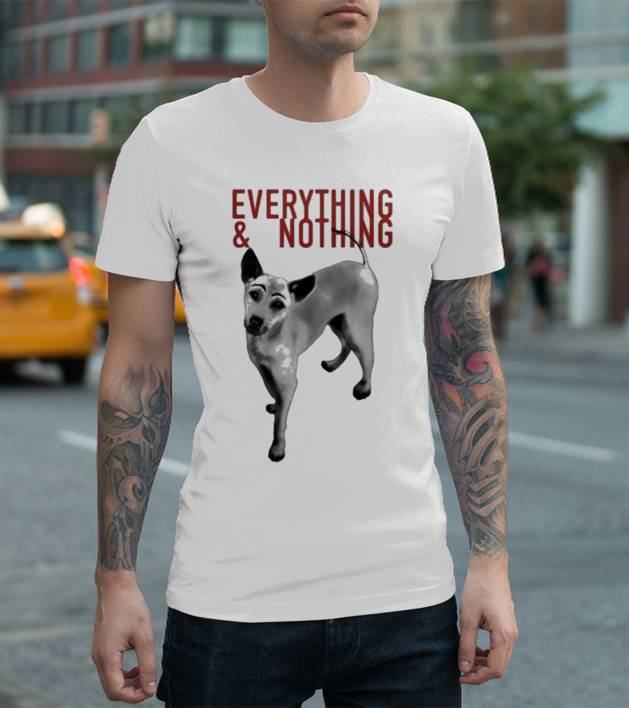 David Sylvian Everything and Nothing Dog Image Everything and Nothing T-Shirt