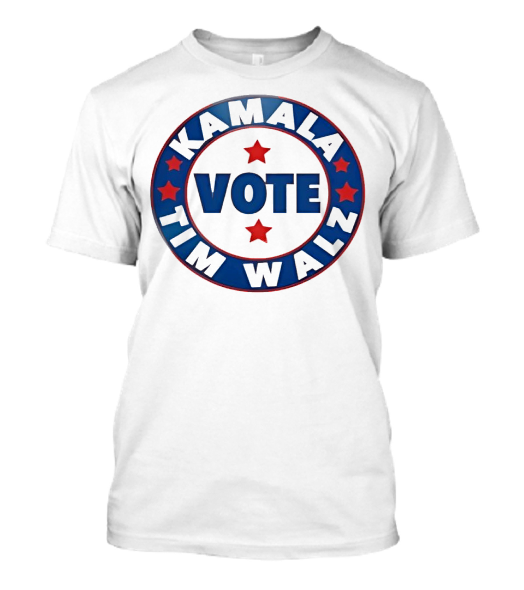Kamala Tim Walz Vote Stars T-Shirt