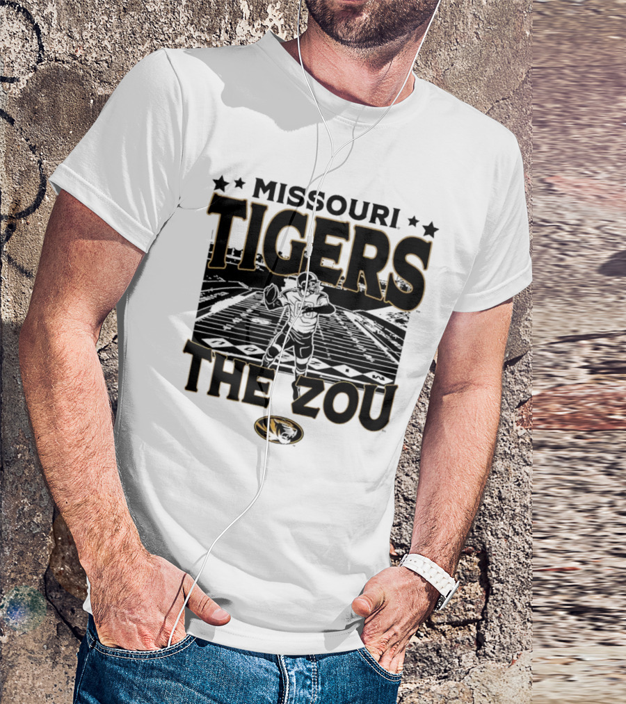 Missouri Tigers The Zou Football Gameday Couture T-Shirt