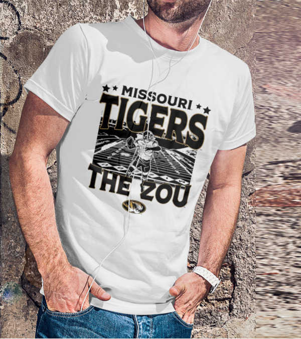 Missouri Tigers The Zou Football Gameday Couture T-Shirt