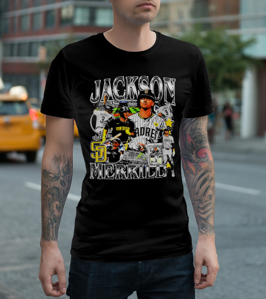 Jackson Merrill Padres SD Baseball T-Shirt